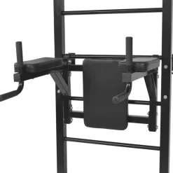 vidaXL Máquina de musculación multiusos para la pared negra