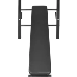 vidaXL Máquina de musculación multiusos para la pared negra