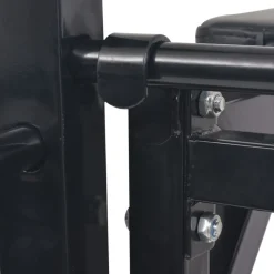 vidaXL Máquina de musculación multiusos para la pared negra