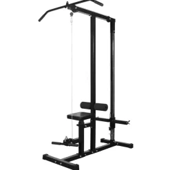vidaXL Fitness Y Musculación-Máquina de musculación con discos de peso 40 kg
