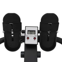 vidaXL Fitness Y Musculación-Máquina de remo resistencia hidráulica 5 niveles
