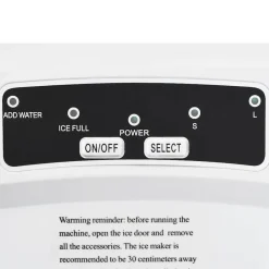 vidaXL Máquina para hacer cubitos de hielo 1,4 L 15 kg / 24 h Blanco Outlet