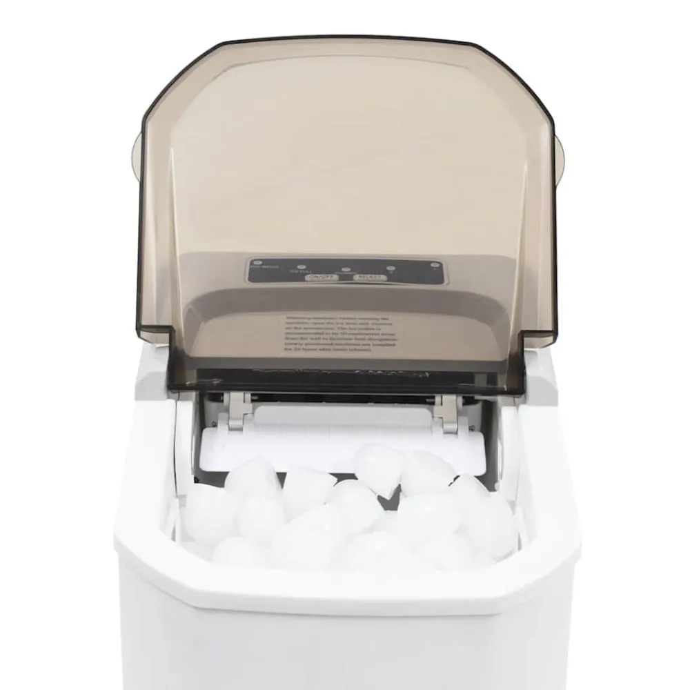 vidaXL Máquina para hacer cubitos de hielo 1,4 L 15 kg / 24 h Blanco Outlet
