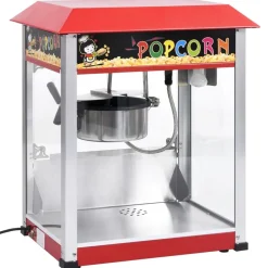 vidaXL Cocina Y Comedor-Máquina para hacer palomitas de maíz con olla de teflón 1400 W