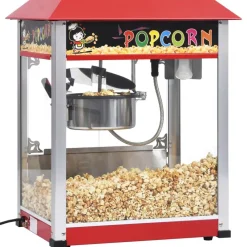 vidaXL Cocina Y Comedor-Máquina para hacer palomitas de maíz con olla de teflón 1400 W