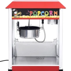 vidaXL Cocina Y Comedor-Máquina para hacer palomitas de maíz con olla de teflón 1400 W