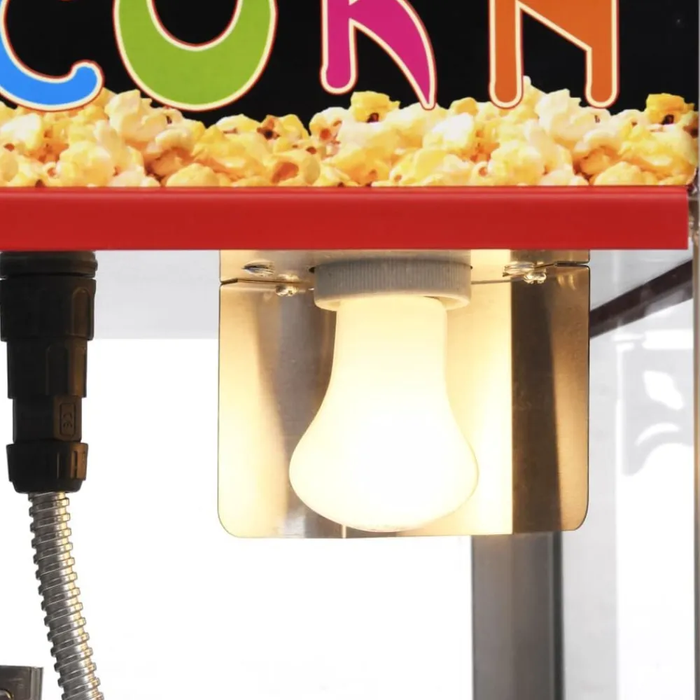vidaXL Cocina Y Comedor-Máquina para hacer palomitas de maíz con olla de teflón 1400 W