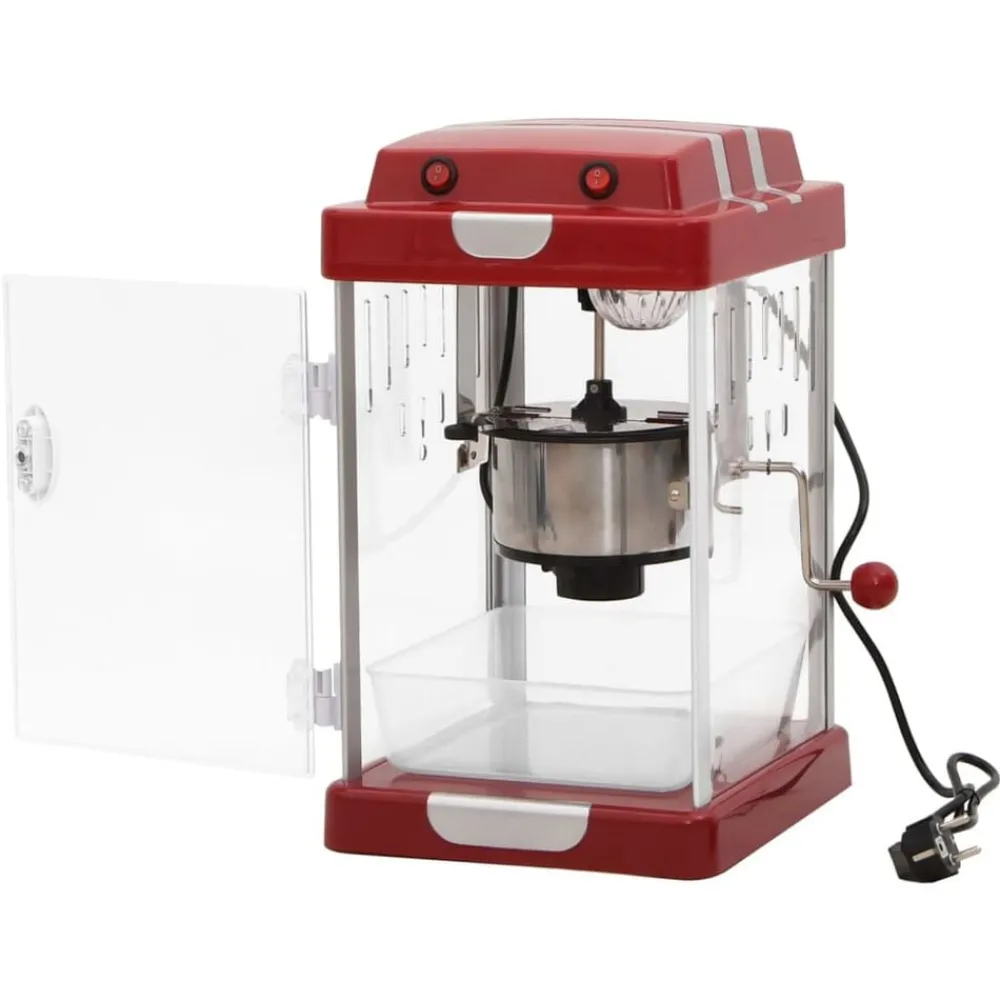 vidaXL Máquina para hacer palomitas de maíz estilo cine 2,5 OZ
