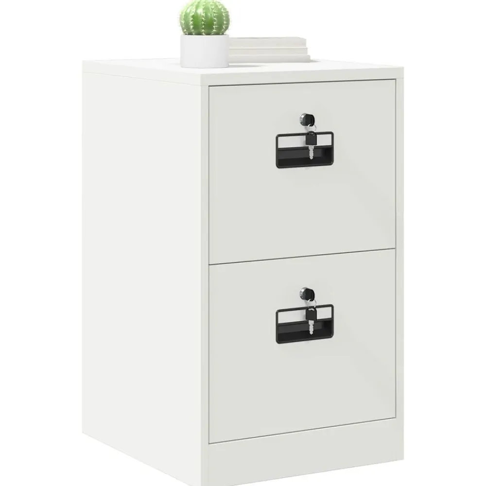 vidaXL Armarios Y Almacenamiento-Mueble archivador 44 x 50 x 74,5 cm Acero Laminado en Frío
