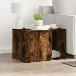 vidaXL Productos Para Mascotas-Mueble arenero para gatos madera 60x40x40 cm