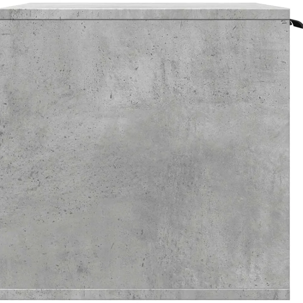 vidaXL Mueble arenero para gatos madera gris hormigón 60x40x40 cm Gris hormigón New