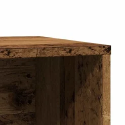vidaXL Productos Para Mascotas-Mueble arenero para gatos madera envejecida 60x40x40 cm