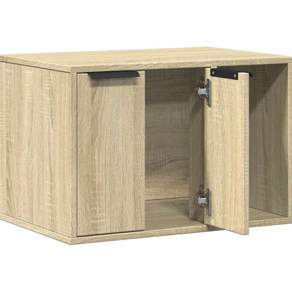 vidaXL Productos Para Mascotas-Mueble arenero para gatos madera 60x40x40 cm