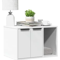 vidaXL Productos Para Mascotas-Mueble arenero para gatos madera ingeniería 60x40x40 cm