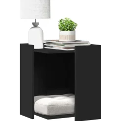 vidaXL Productos Para Mascotas-Mueble arenero para gatos madera ingeniería 42x42x51 cm