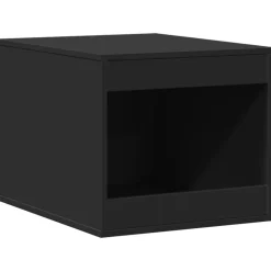 vidaXL Mueble arenero para gatos madera ingeniería 47x59x42 cm Negro