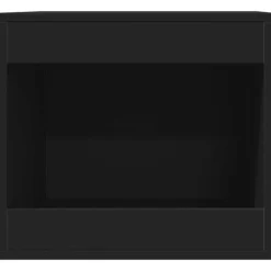 vidaXL Mueble arenero para gatos madera ingeniería 47x59x42 cm Negro