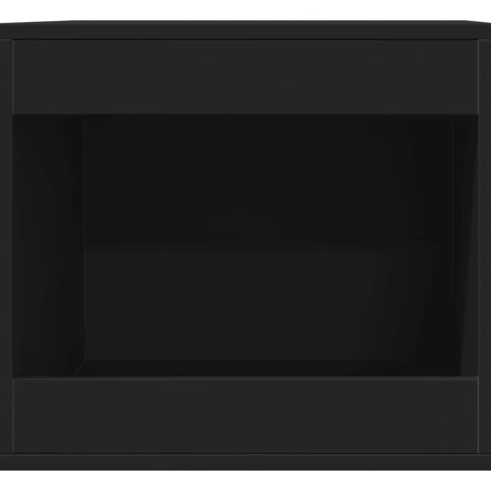 vidaXL Mueble arenero para gatos madera ingeniería 47x59x42 cm Negro
