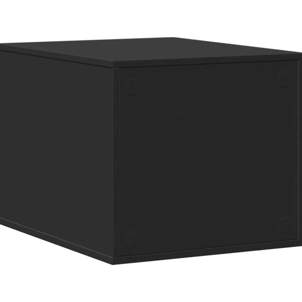 vidaXL Mueble arenero para gatos madera ingeniería 47x59x42 cm Negro