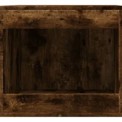 vidaXL Mueble arenero para gatos madera 47x59x42 cm Roble ahumado Clearance