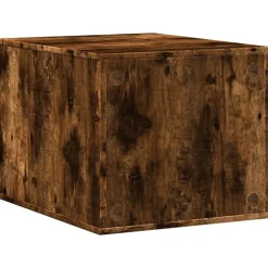 vidaXL Mueble arenero para gatos madera 47x59x42 cm Roble ahumado Clearance