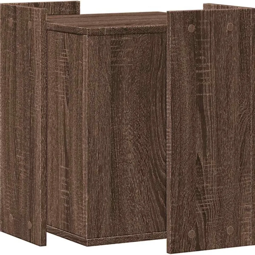 vidaXL Productos Para Mascotas-Mueble arenero para gatos madera marrón roble 42x42x51 cm