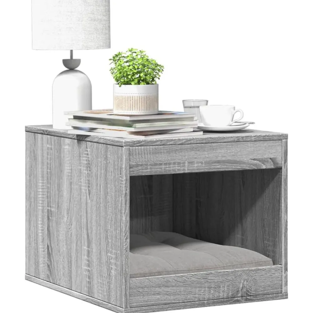 vidaXL Productos Para Mascotas-Mueble arenero para gatos madera 47x59x42 cm