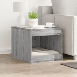 vidaXL Productos Para Mascotas-Mueble arenero para gatos madera 47x59x42 cm