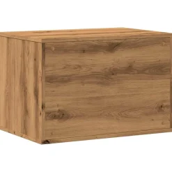 vidaXL Mueble arenero para gatos madera ingeniería artisian 60x40x40cm Roble