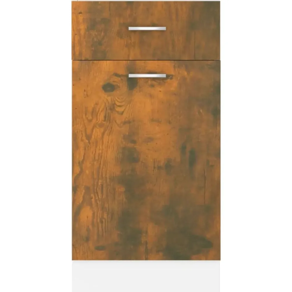 vidaXL Armarios Y Almacenamiento-Mueble bajo con cajón "Lyon" de, , 40 x 46 x 81,5 cm, madera de ingeniería