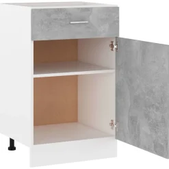 vidaXL Armarios Y Almacenamiento-Mueble bajo con cajón