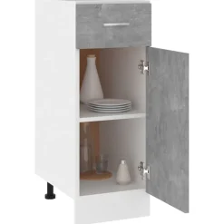 vidaXL Mueble bajo con cajón