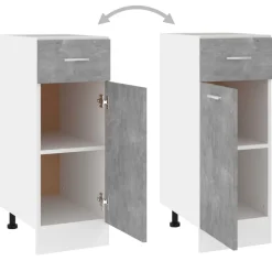 vidaXL Mueble bajo con cajón