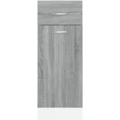 vidaXL Armarios Y Almacenamiento-Mueble bajo con cajón