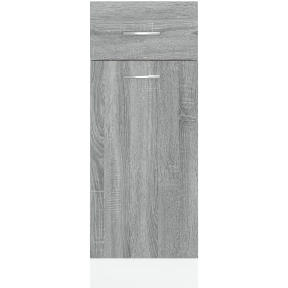 vidaXL Armarios Y Almacenamiento-Mueble bajo con cajón "Lyon" , 30 x 46 x 81,5 cm, madera de ingeniería,