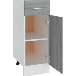 vidaXL Armarios Y Almacenamiento-Mueble bajo con cajón