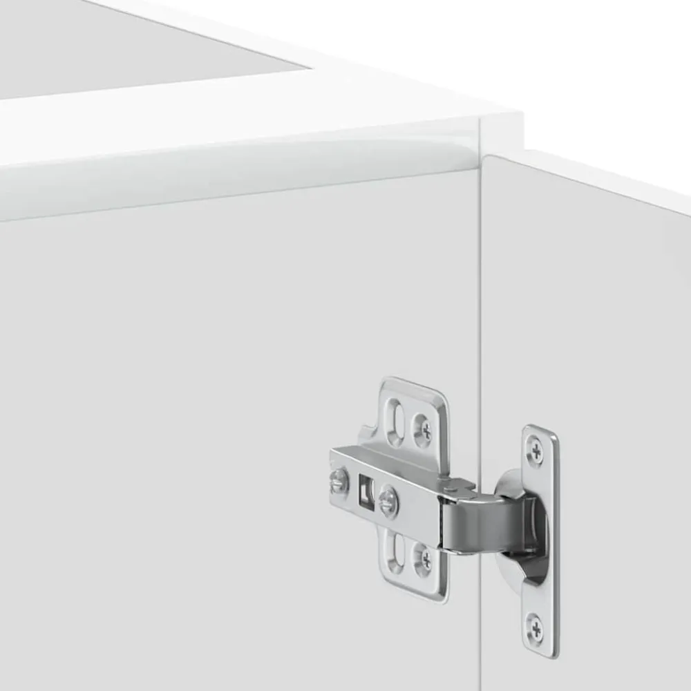 vidaXL Armarios Y Almacenamiento-Mueble bajo de cocinaporto alto brillo blanco