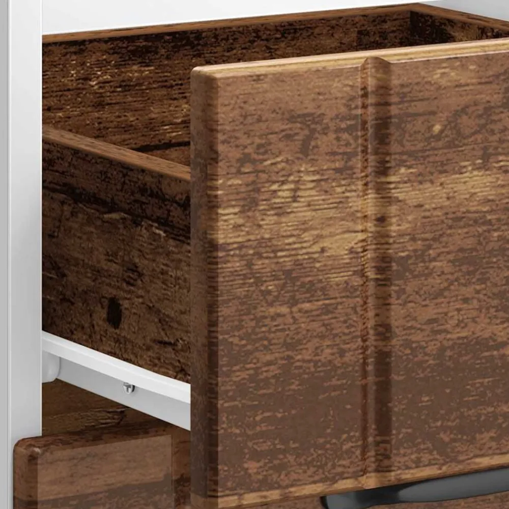 vidaXL Mueble bajo de cocina Lucca madera vieja Madera envejecida Hot