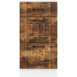 vidaXL Mueble bajo de cocina Lucca Roble ahumado Discount