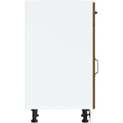 vidaXL Mueble bajo de cocina Kalmar madera ingeniería de roble marrón Marr&oacute;n roble Online