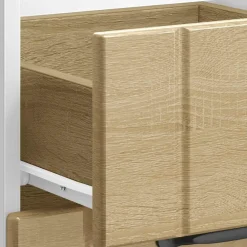 vidaXL Armarios Y Almacenamiento-Mueble bajo de cocina Lucca roble sonoma