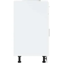 vidaXL Mueble bajo de cocinaPorto madera contrachapada blanca Blanco Outlet