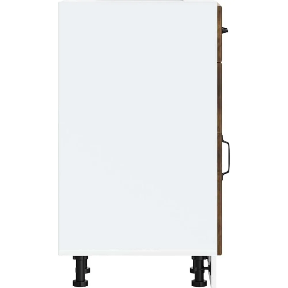 vidaXL Mueble bajo de cocina Lucca Roble ahumado New