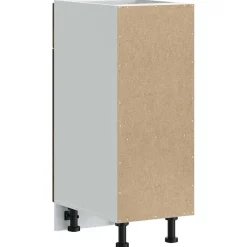 vidaXL Mueble bajo de cocina Lucca Roble ahumado New
