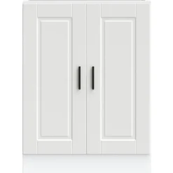 vidaXL Armarios Y Almacenamiento-Mueble bajo de cocinaPorto madera contrachapada blanca