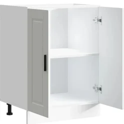 vidaXL Armarios Y Almacenamiento-Mueble bajo de cocinaPorto madera contrachapada blanca