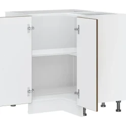 vidaXL Mueble bajo esquina de cocinaporto madera reconstituida Roble marrón Discount