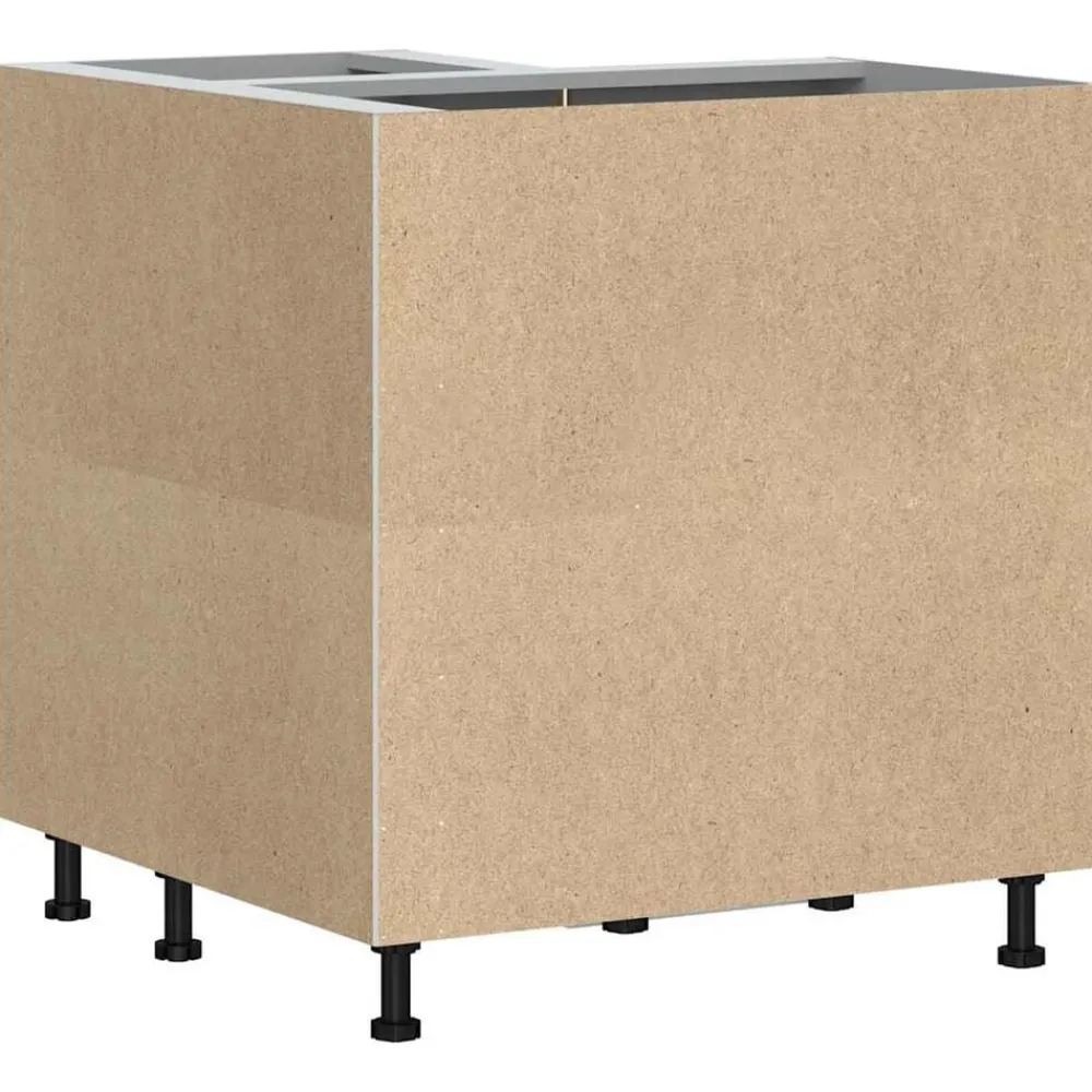 vidaXL Mueble bajo esquina de cocinaporto madera reconstituida Roble marrón Discount
