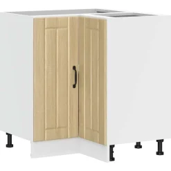 vidaXL Armarios Y Almacenamiento-Mueble bajo esquina de cocina Lucca madera reconstituida