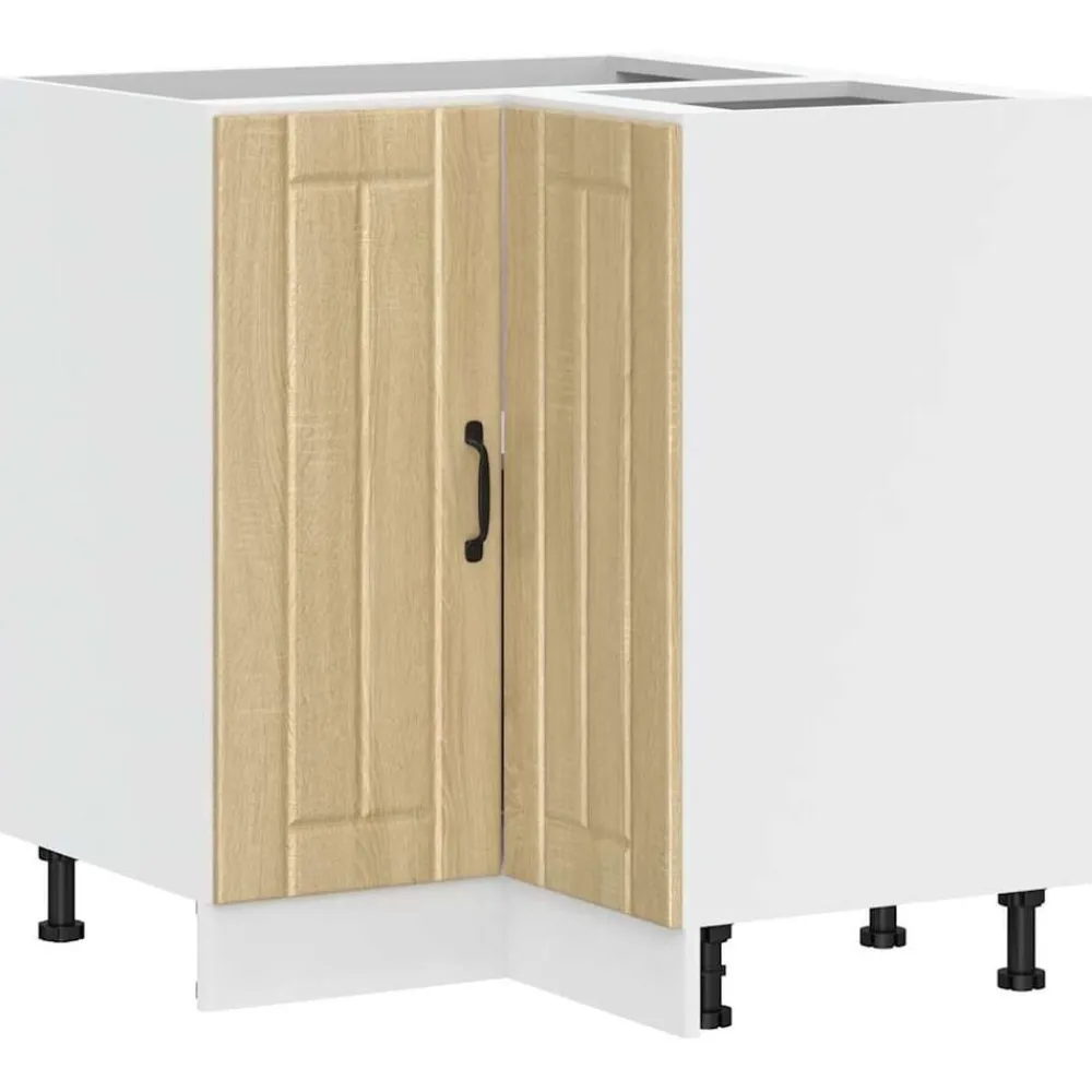 vidaXL Armarios Y Almacenamiento-Mueble bajo esquina de cocina Lucca madera reconstituida